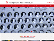 Tablet Screenshot of perforated-metal.biz